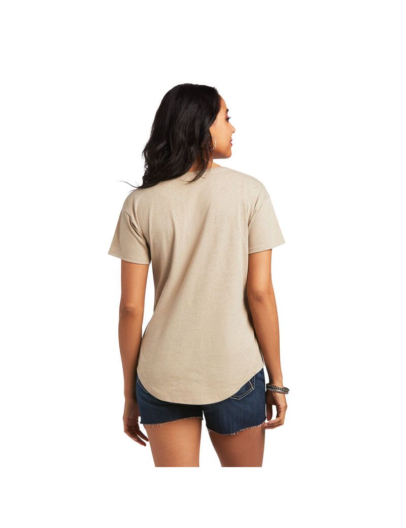 Tops Ariat Desert Wild Beige | BRA063954