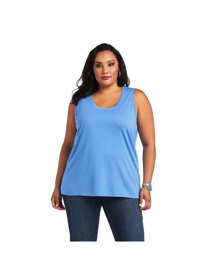 Tops Ariat Element Tank Azules | UET841976