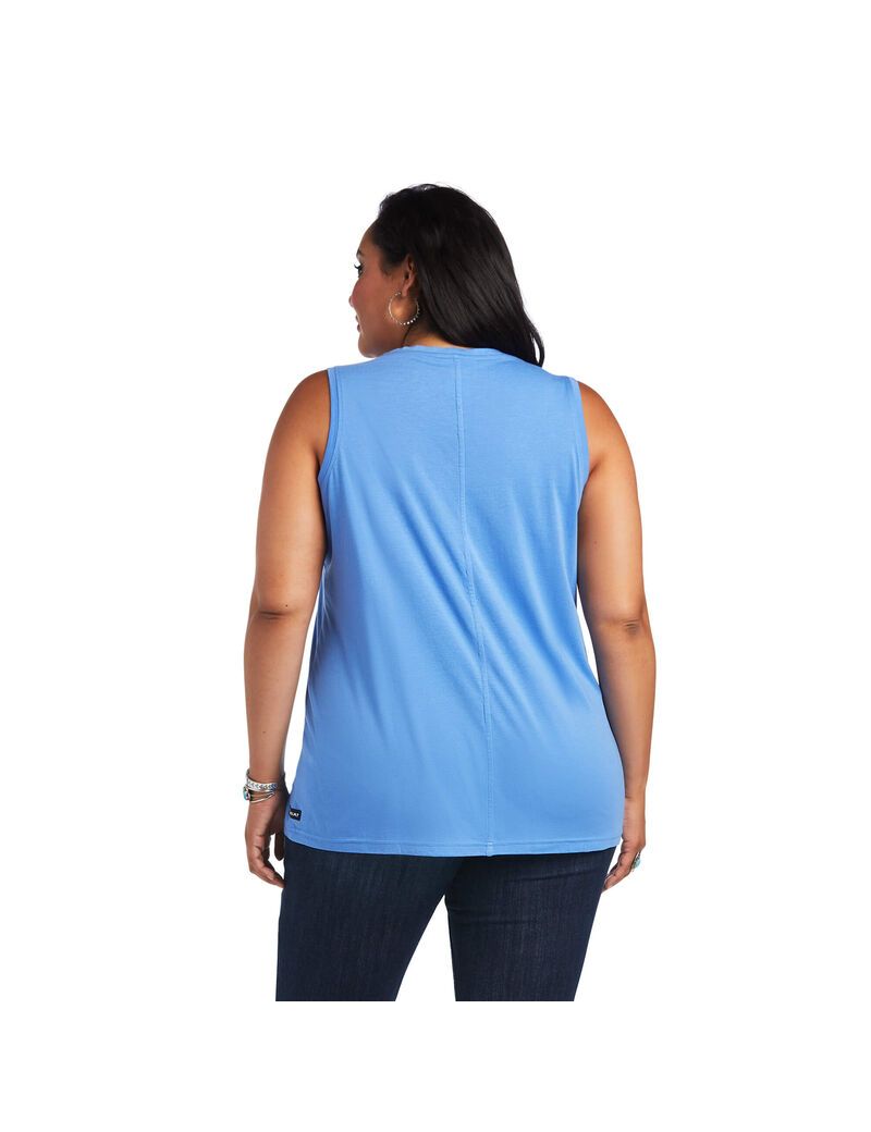 Tops Ariat Element Tank Azules | UET841976