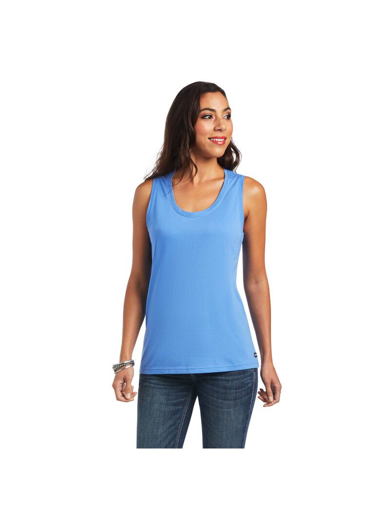 Tops Ariat Element Tank Azules | UET841976