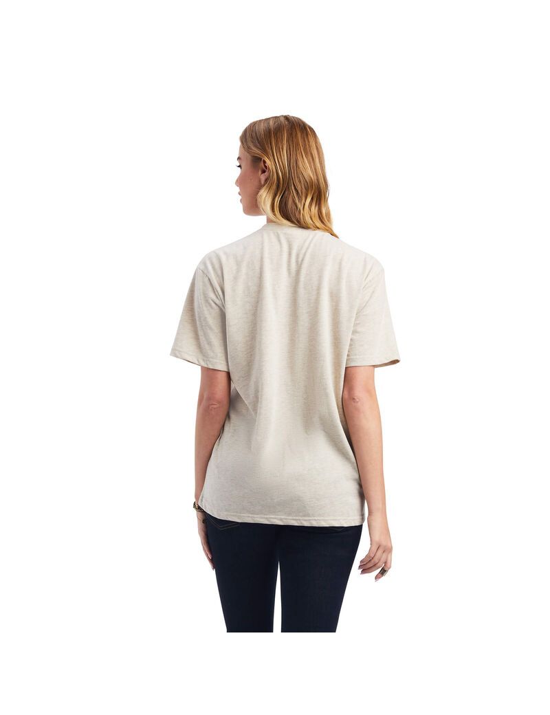 Tops Ariat Freedom Spirit Tee Beige | SRF465789