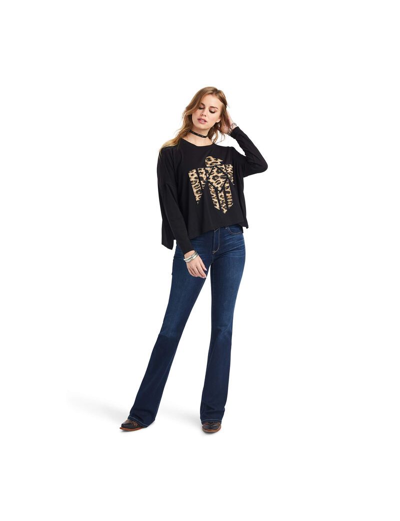 Tops Ariat Jungle Queen Negros | NJS248701