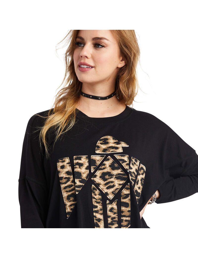 Tops Ariat Jungle Queen Negros | NJS248701