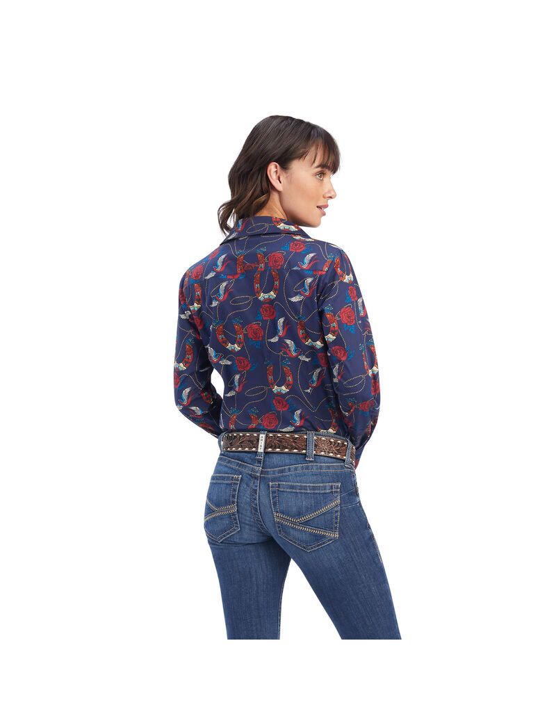 Tops Ariat Kirby Stretch Rosas | DGI596730