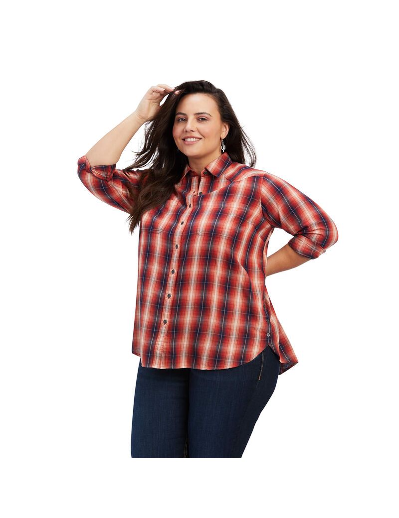 Tops Ariat REAL Billie Rae Naranjas | EQF217406