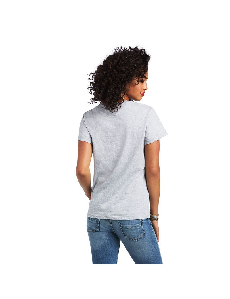 Tops Ariat REAL Kinship Tee Grises | MSJ052487