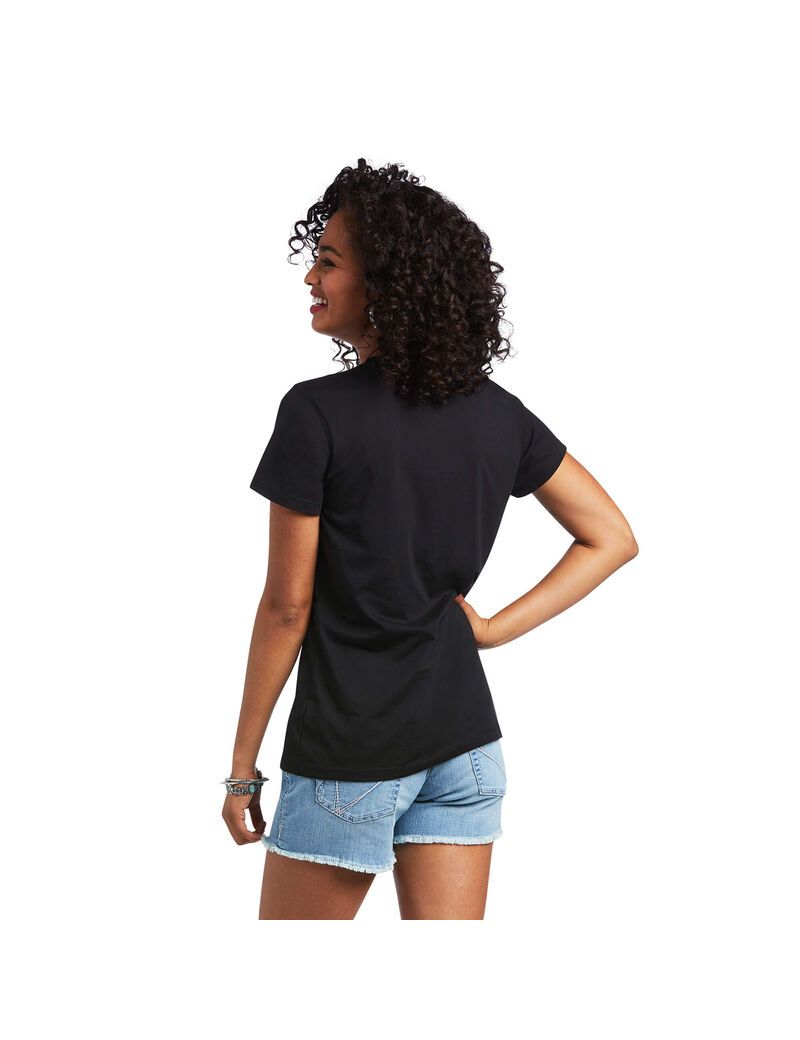 Tops Ariat Serape Estilo Negros | OQR924605