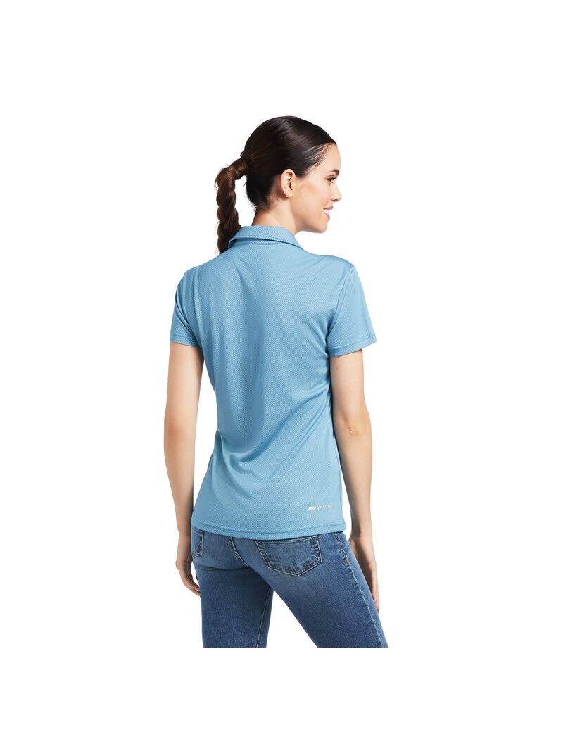 Tops Ariat Talent Polo Azules | FVL627513