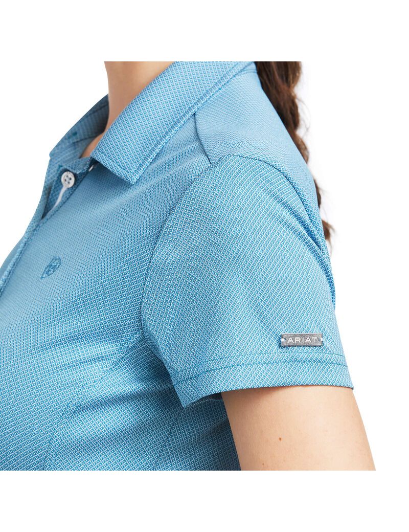 Tops Ariat Talent Polo Azules | FVL627513