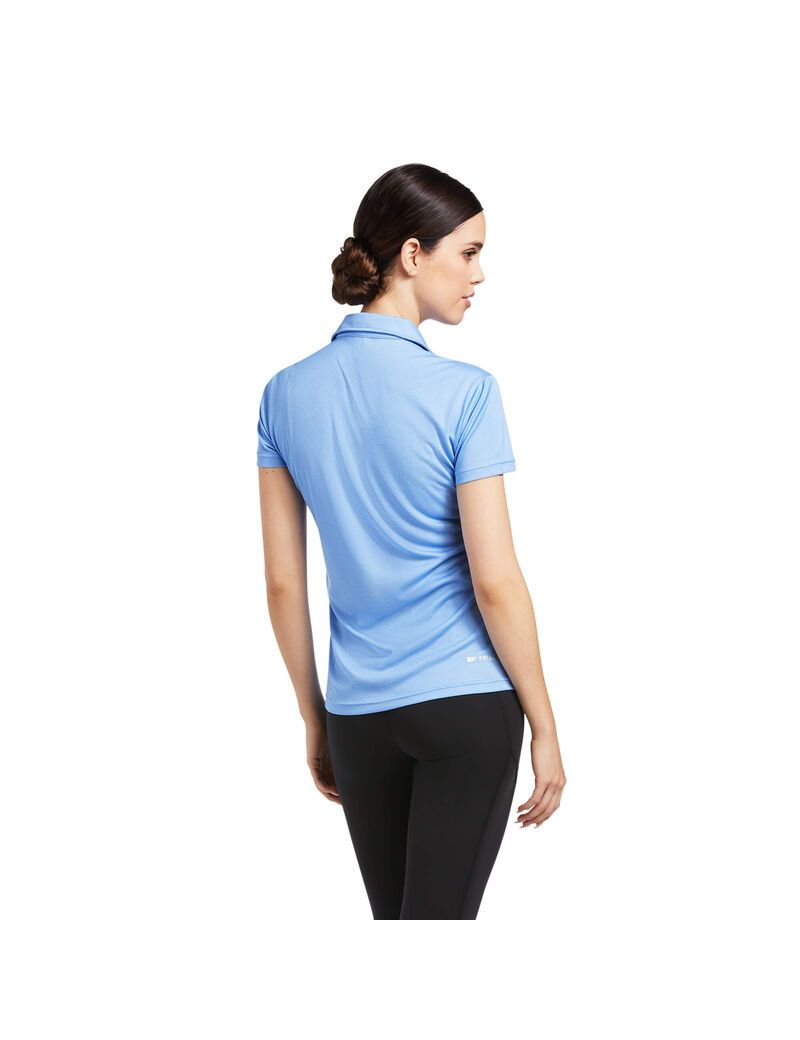 Tops Ariat Talent Polo Azules | UNJ914362