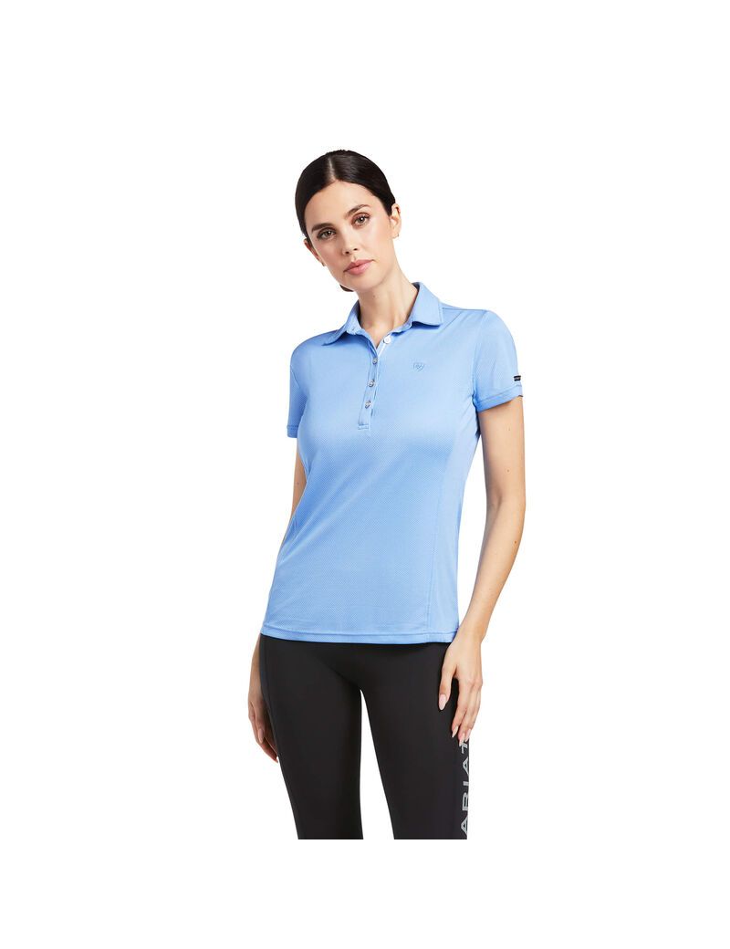 Tops Ariat Talent Polo Azules | UNJ914362