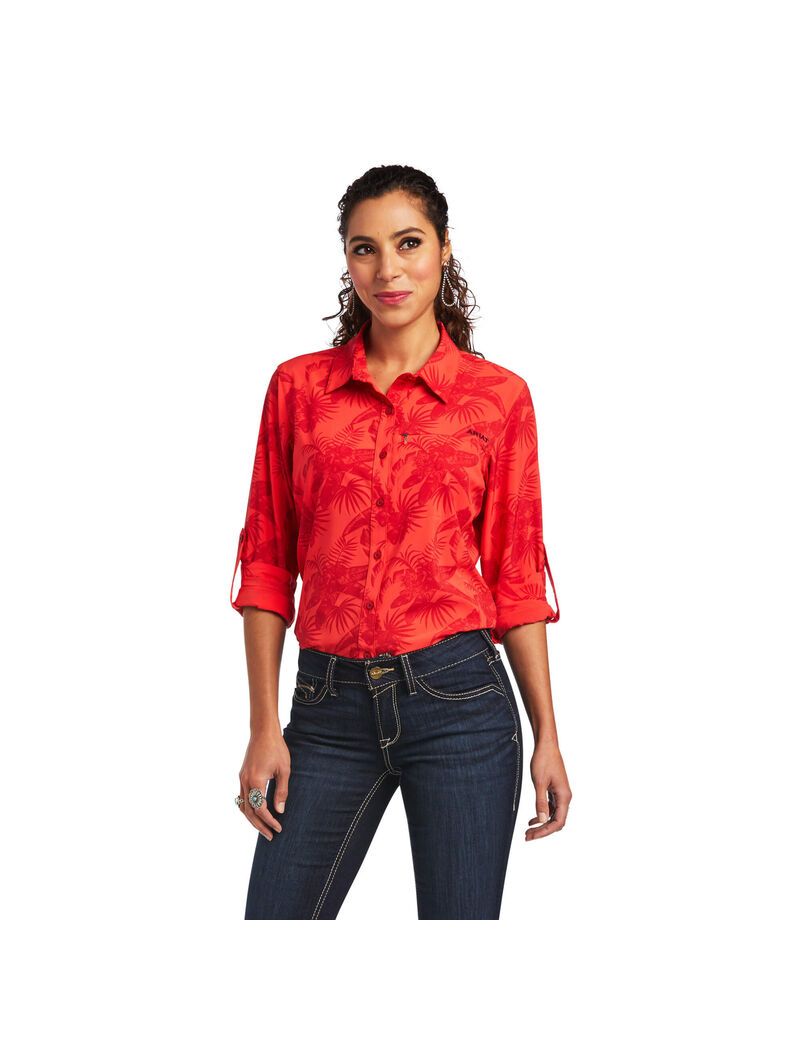 Tops Ariat VentTEK Stretch Grises | JBA205964