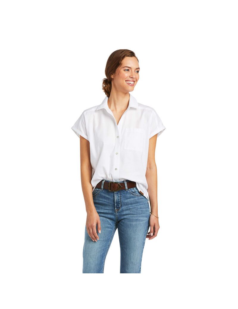 Tops Ariat Zenith Blancos | YOI420617