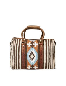 Bolsas Ariat Rug Woven Duffel Marrom | PDH479318