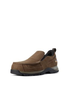 Botas De Trabajo Ariat Edge LTE Slip-On SD Composite Puntera Marrom Oscuro | OAY384751