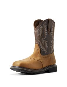 Botas De Trabajo Ariat Sierra Anchos Square Puntera Steel Puntera Multicolor | IXO356109