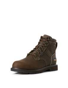 Botas Impermeables Ariat Groundbreaker 6' II Steel Puntera Trabajo Marrom Oscuro | MKR748623