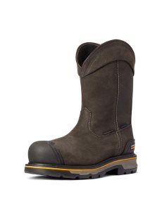 Botas Impermeables Ariat Stump Jumper Pull-On Composite Puntera Trabajo Cafes | CWT658402