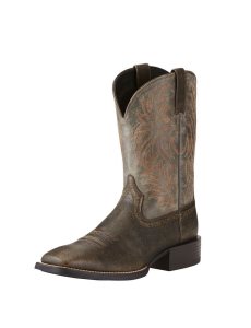 Botas Occidentales Ariat Deporte Anchos Square Puntera Marrom | LGJ059482