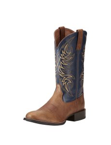 Botas Occidentales Ariat Deporte Horseman Beige | CKR469830