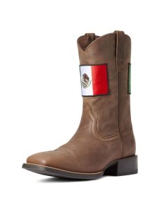 Botas Occidentales Ariat Deporte Orgullo Mexicano Ii Marrom | DZW372504