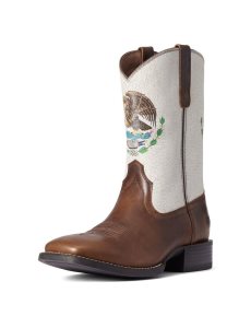 Botas Occidentales Ariat Deporte Orgullo Mexicano Chocolate | IKP018573