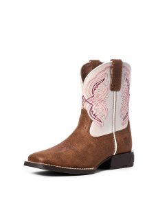 Botas Occidentales Ariat Double Kicker Marrom | UYP182069