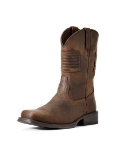 Botas Occidentales Ariat Rambler Patriot Marrom | XGS507342