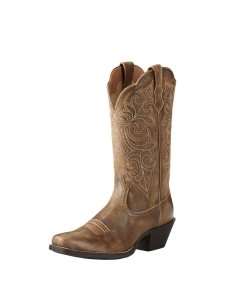 Botas Occidentales Ariat Round Up Square Puntera Multicolor | JIW059314