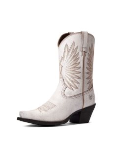 Botines Ariat Goldie Western Blancos | BWH072459