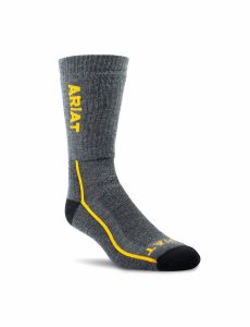 Calcetines Ariat Midweight Merino Lana Performance Trabajo Grises | MZG279436