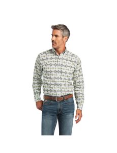 Camisas De Traje Ariat Archer Fitted Blancos | BHW402856