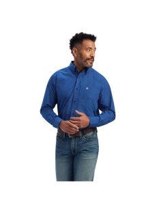 Camisas De Traje Ariat Benedict Classic Fit Azules | UTM168574