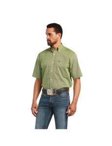 Camisas De Traje Ariat Branson Stretch Classic Fit Verdes | VZH538709