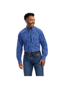 Camisas De Traje Ariat Pro Series Boone Classic Fit Azules | ODE983615