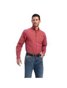 Camisas De Traje Ariat Pro Series Norwell Fitted Rojos | WRN957168