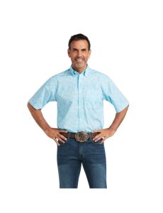 Camisas De Traje Ariat Qusay Stretch Classic Fit Multicolor | NQI753482