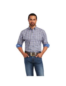 Camisas De Traje Ariat Relentless Agility Stretch Classic Fit Azules | EHT294067