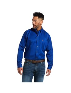 Camisas De Traje Ariat Solid Twill Classic Fit Multicolor | GIQ152793