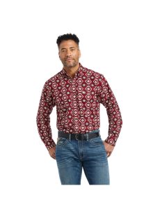 Camisas De Traje Ariat Wylie Classic Fit Rojos | IDP651872