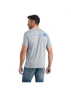 Camiseta Ariat Linear Octane Grises | NQX894501