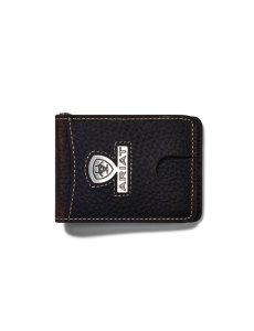 Carteras Ariat Bifold Slim Staked Logo Marrom | YRQ497162