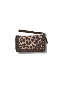 Carteras Ariat Clutch Cheetah Marrom | NSR540376