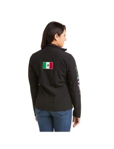 Chaquetas Ariat Classic Team Softshell MEXICO Negros | AWC031576