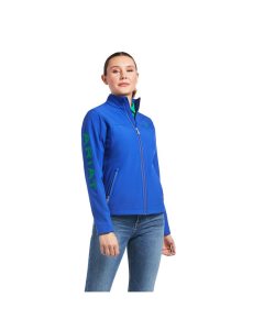 Chaquetas Ariat New Team Softshell Azules | XAI195872