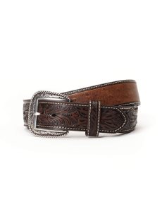 Cinturones Ariat 1.5' Ostrich Tooled Marrom | TXF954761