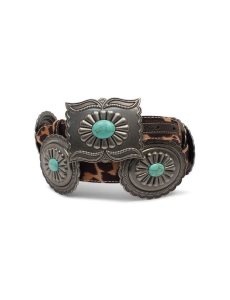 Cinturones Ariat Turquoise Oval Concho Multicolor | IZL790842