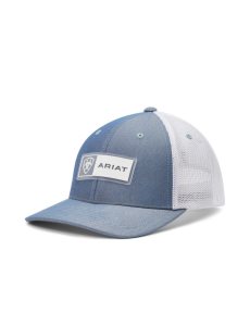 Gorras Ariat Rectangle Logo Patch Azules Claro | OFG083726