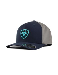 Gorras Ariat Shield Logo Azul Marino | PMJ850319