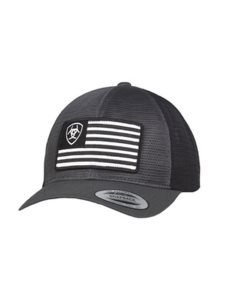 Gorras Ariat Shield flag mesh Grises | OVU457198